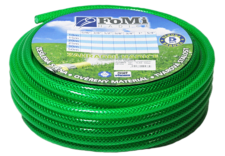 Hadice zahradní FoMi 1/2" á 5m  127 g/m